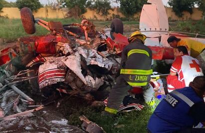 Autoridades de Aeronáutica Civil investigan causas del accidente de avioneta en Navolato