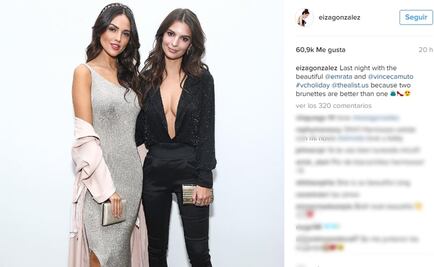 Eiza González y Emily Ratajkowski, encuentro de bellezas