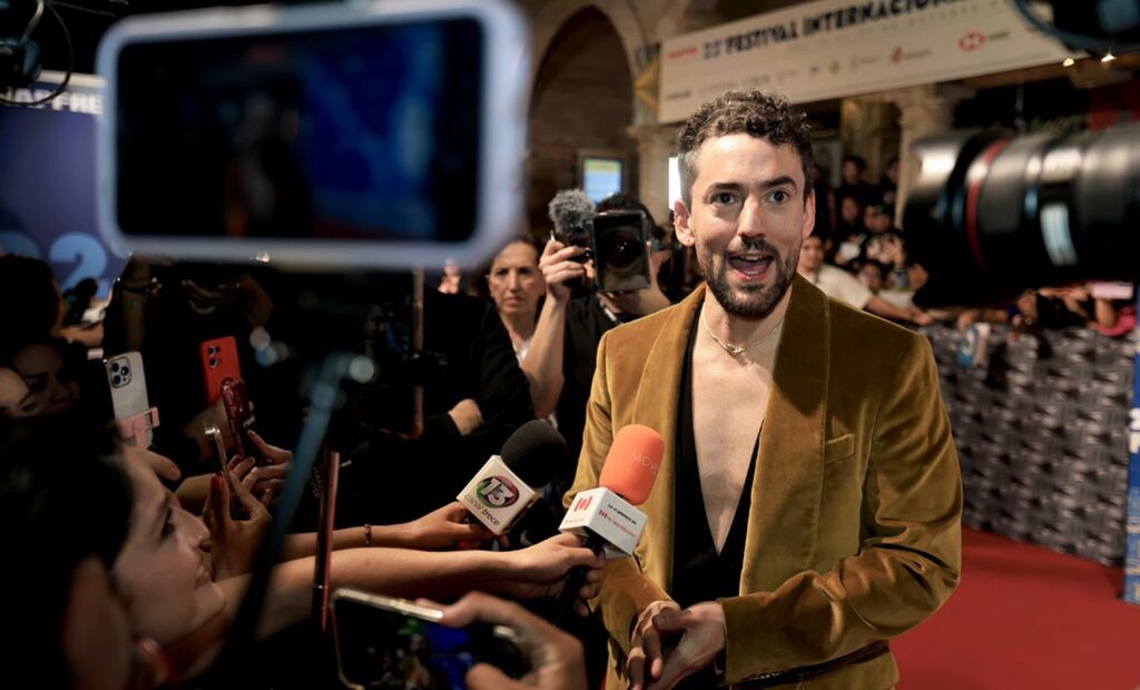 El actor Luis Gerardo Méndez prepara nueva película en México. Foto: Berenice Fregoso / EL UNIVERSAL