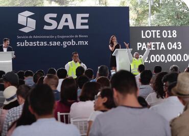 Gobierno mexicano recauda 125.8 millones de pesos tras subasta