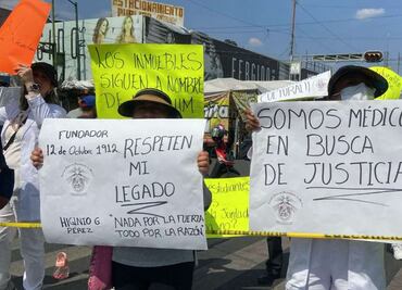 Estudiantes de la Escuela Libre de Homeopatía se movilizan en Tepito; denuncian intento de convertir hospital en albergue