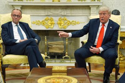 Trump enfurece con canciller alemán por decir que Irán "está humillando" a EU; "¡no sabe de qué está hablando!"
