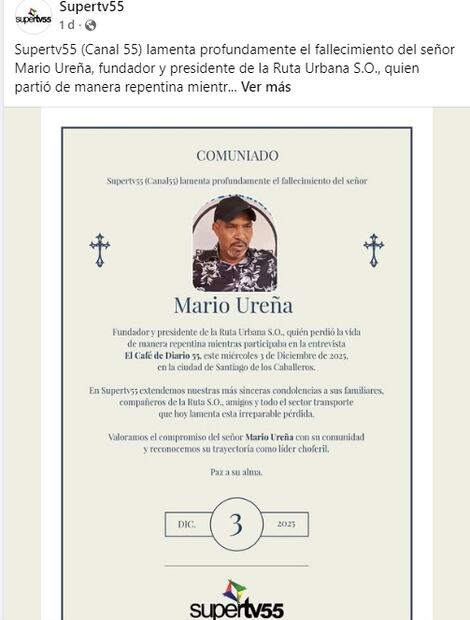 Hombre muere en plena transmisión en vivo. Foto: Captura de pantalla