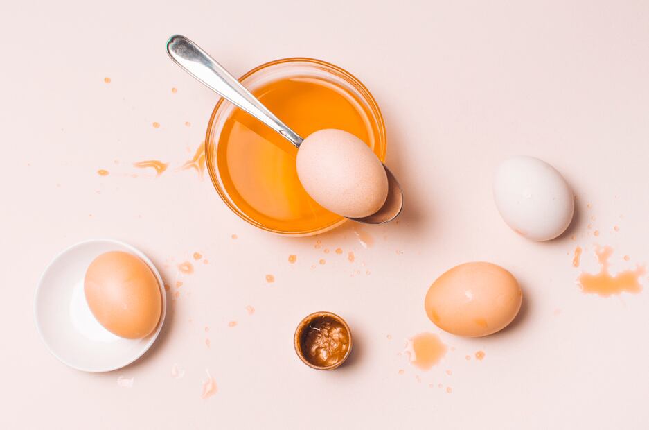 La yema de huevo y la miel hidratan las puntas. Foto: Freepik