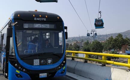 Trolebús elevado opera con normalidad tras concluir revisión al viaducto por explosión de pipa en Puente de la Concordia