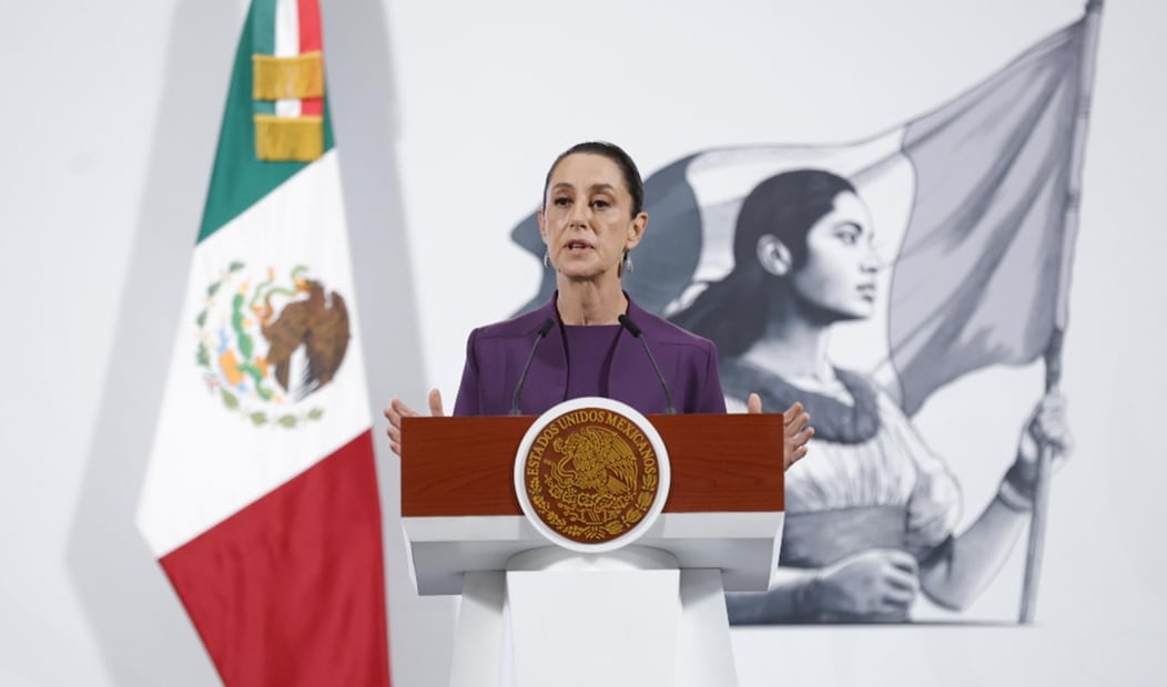 Luego que integrantes de la Comisión Independiente de Investigación sobre la Pandemia de COVID-19 en México, expresaron su “profunda preocupación” por el nombramiento de Hugo López-Gatell como representante de México OMS, Sheinbaum Pardo respaldo el nombramiento, y aseguró que los que están desacuerdo son los mismos de siempre. Foto: Diego Simón Sánchez/EL UNIVERSAL