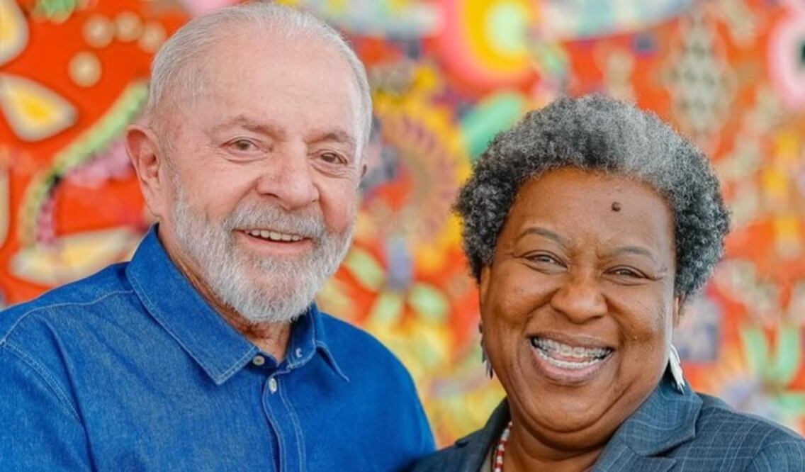 Macaé Evaristo, la nueva ministra de Derechos Humanos en Brasil. Foto: Bluesky @lula.com.br