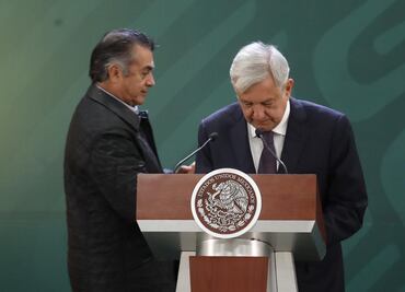 Gobernador de NL asiste a reunión de seguridad con Gabinete de AMLO