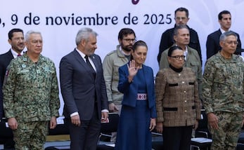Presentación del Plan Michoacán este domingo 9 de noviembre de 2025 en Palacio Nacional. Foto: Hugo Salvador/ EL UNIVERSAL