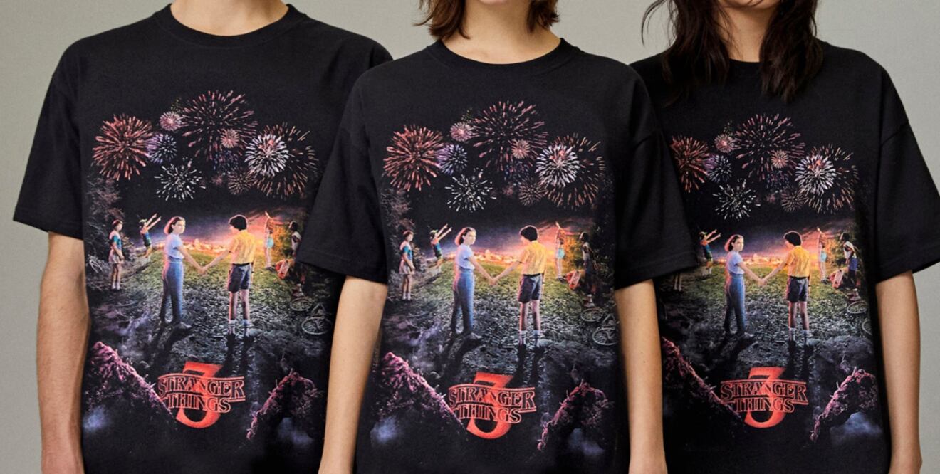 La playera limitada que se encuentra en Pull & Bear Online. Foto: sitio web