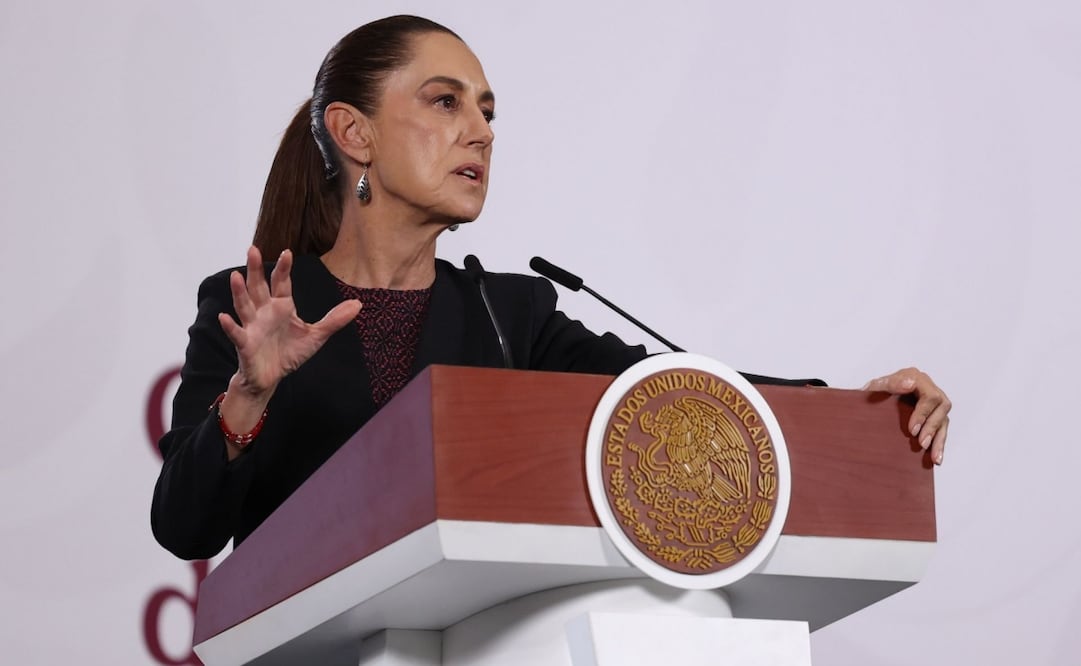 La presidenta Claudia Sheinbaum Pardo, durante la mañanera del 10 de marzo del 2026. Foto: Cuartoscuro