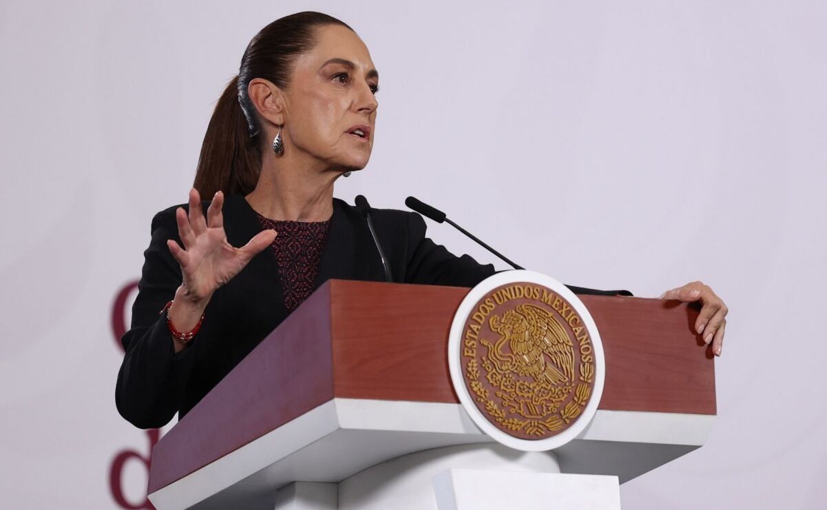 La presidenta Claudia Sheinbaum Pardo, durante la mañanera del 10 de marzo del 2026. Foto: Cuartoscuro