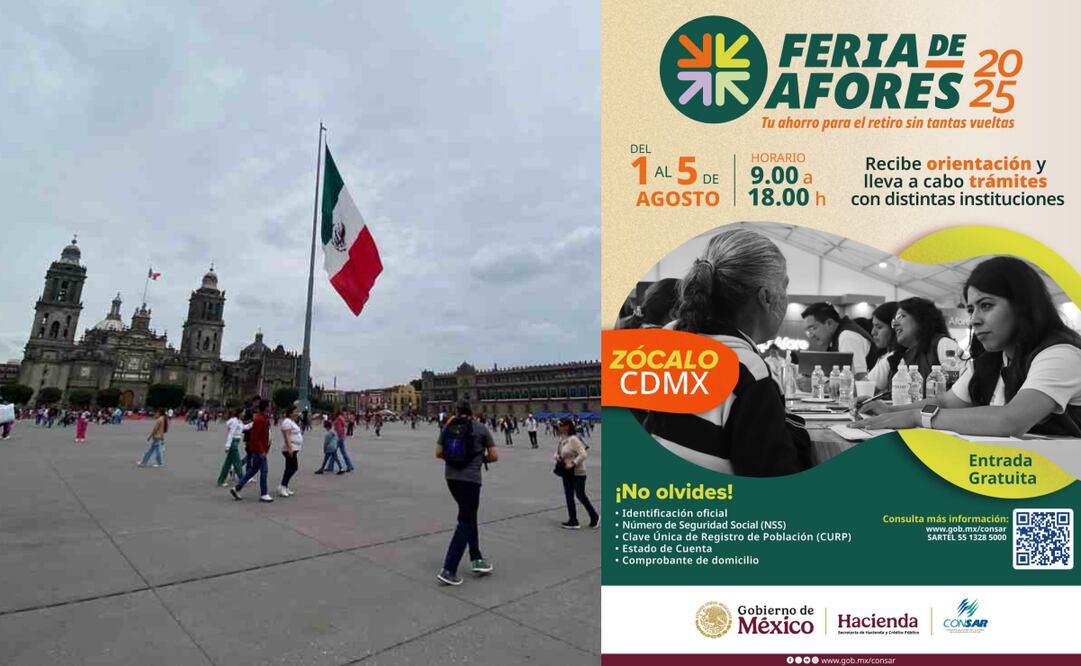 La Feria de Afores 2025 es un evento anual que se realiza de forma gratuita. (21/07/25) Fotos: Archivo y Consar