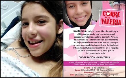 Arman carrera para ayudar a Valeria, niña de 10 años que enfrenta síndrome post Covid-19