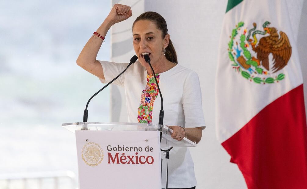 Sheinbaum llama a participar en la elección judicial pese a veda en Michoacán. 05/04/25. Foto: Hugo Salvador /EL UNIVERSAL