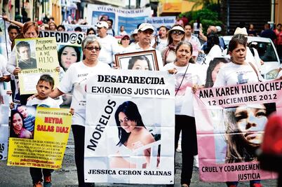 Madres de desaparecidos marchan en siete estados