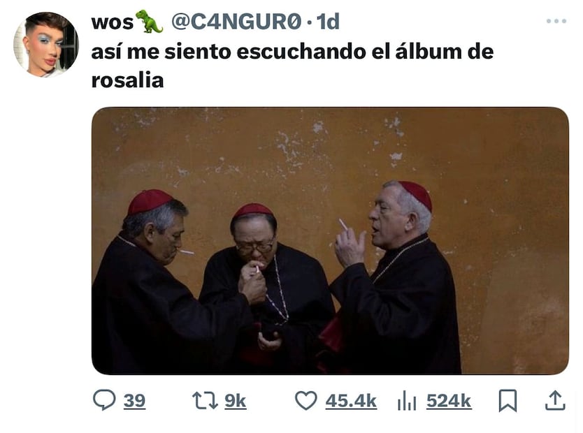 Usuarios reaccionan con memes al nuevo álbum de Rosalía. Foto: Redes Sociales