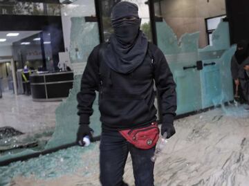 Así fue la marcha contra la presencia de la Guardia Nacional en el Metro CDMX