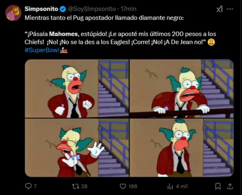 Los MEJORES MEMES de la desastrosa actuación de Patrick Mahomes en la primera mitad del Super Bowl LIX