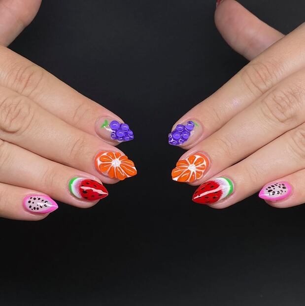 El efecto 3D llegó para quedarse. Foto: Especial. Instagram @lerahs_nailstudio