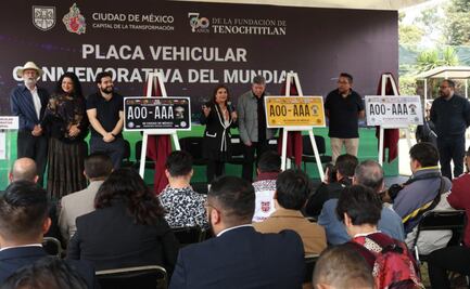 ¿Fan del futbol? CDMX tendrá placas vehiculares conmemorativas del Mundial de 2026; aquí te decimos cómo puedes tener una