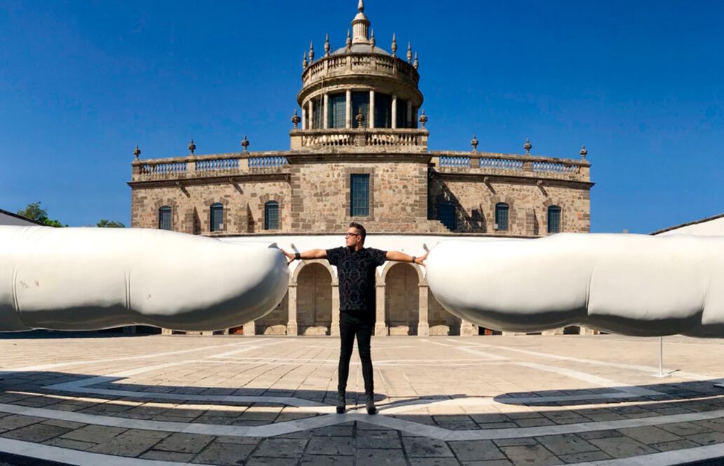 "Tú", obra del escultor mexicano José Rivelino. Foto: Gobierno de Jalisco 