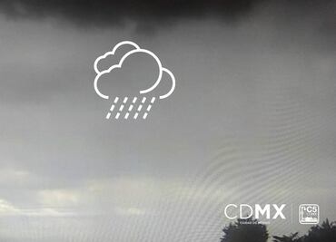 Llueve en seis alcaldías de la CDMX