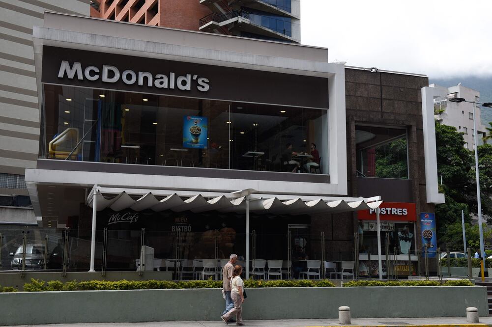 Sucursal de McDonald's en Venezuela (AFP)