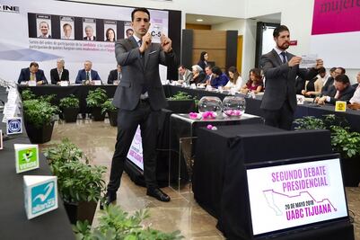 Independientes iniciarán y terminarán el segundo debate presidencial