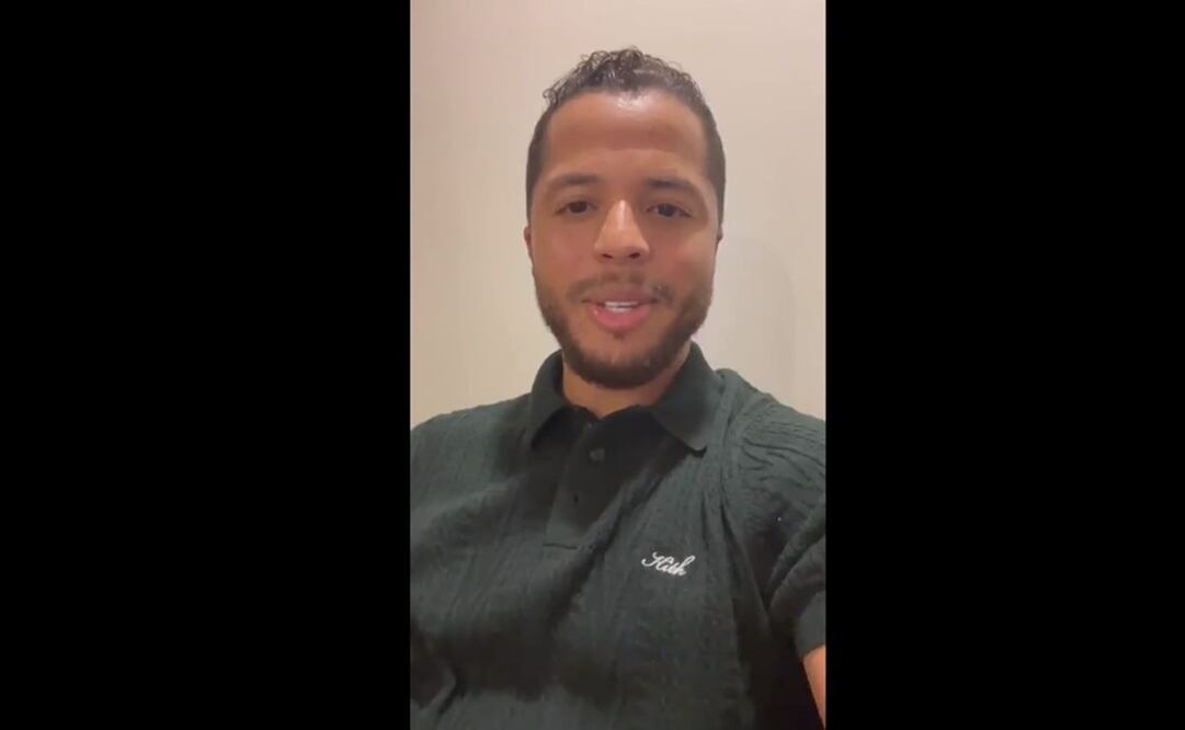 Deportista Giovanni Dos Santos envía saludo a Sheinbaum. Foto: Especial