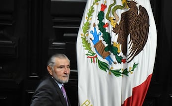 Adán Augusto López, senador de Morena, durante la última sesión ordinaria de la Comisión Permanente el pasado 27 de agosto de 2027. Foto: Mario Jasso/ EL UNIVERSAL