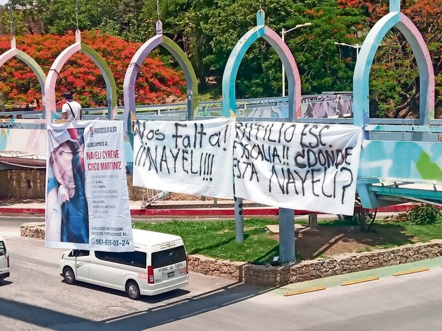 La familia de Nayeli convocó a amigos y activistas a una marcha para exigir a las autoridades dar con su paradero, a 10 días del rapto. Foto: Óscar Gutiérrez / EL UNIVERSAL