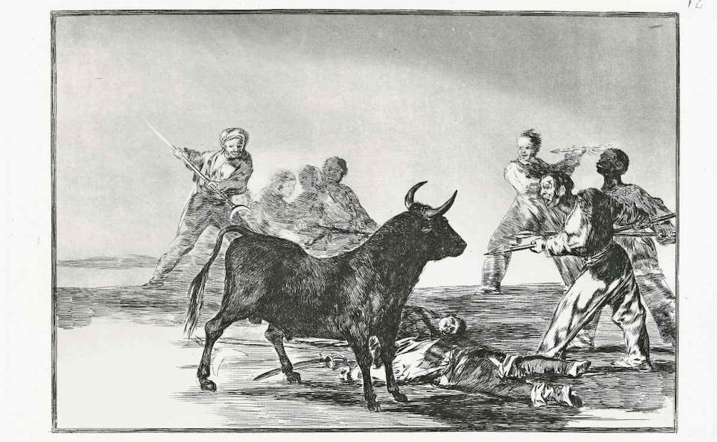 En Tauromaquia, el artista expresó su propia visión sobre una forma más de la violencia implícitamente ligada a los seres humanos. Foto: “Goya. La obra gráfica completa”