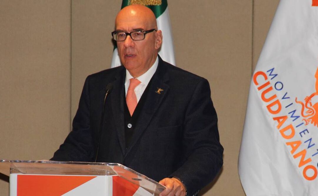 Dante Delgado, líder del partido Movimiento Ciudadano. /Archivo - EL UNIVERSAL