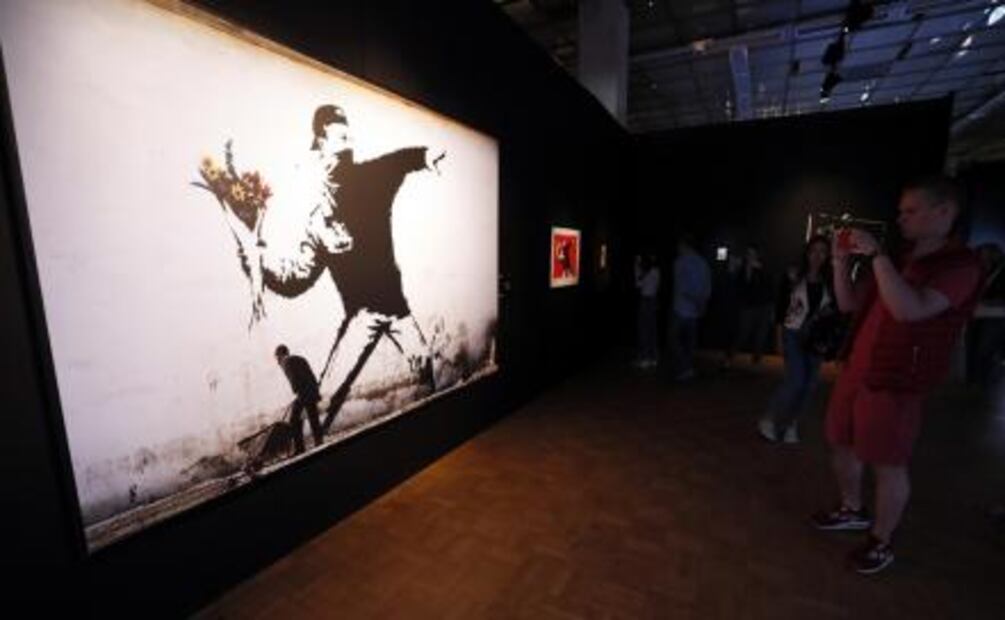 Las provocaciones de Banksy llegan a Moscú por primera vez