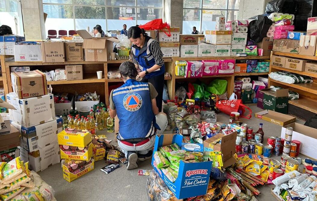 Poder Judicial de la Ciudad de México envía apoyo a Acapulco. FOTO: Especial/ EL UNIVERSAL/