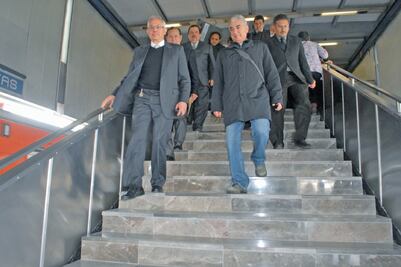 STC reabre escaleras que se desplomaron en Nativitas