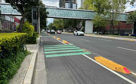 ¿Te mueves en bici? Gobierno capitalino instala ciclovía confinada en Eje 4 Sur Benjamín Franklin
