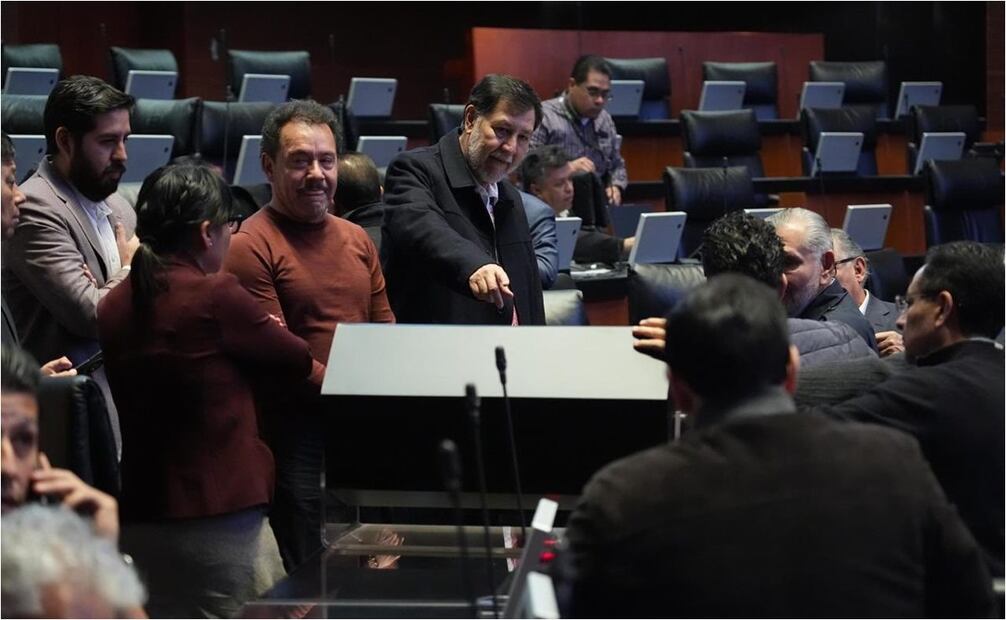Así es la tómbola judicial para la elección para la sesión en el Senado. Foto: Tomada de @fernandeznorona