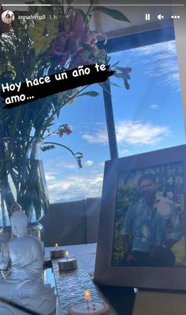 El conductor Fernando del Solar cumple un año de muerto, su viuda Anna Ferro lo recordó.