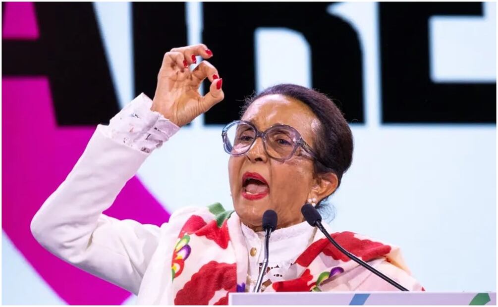 Invalidan candidatura de Huguette Bello. Foto: X (@A_Oberdorff)