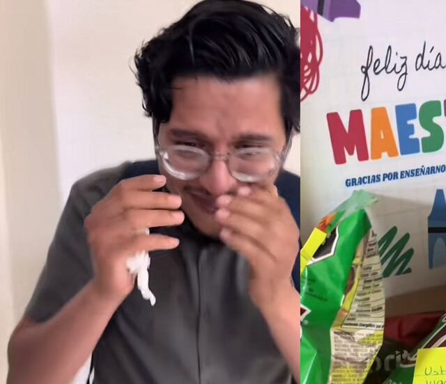 Día del Maestro 2025: profesor rompe en llanto tras sorpresa de sus alumnos; video se viraliza en TikTok