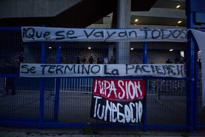 Aficionados de Atlas protestan por los malos resultados