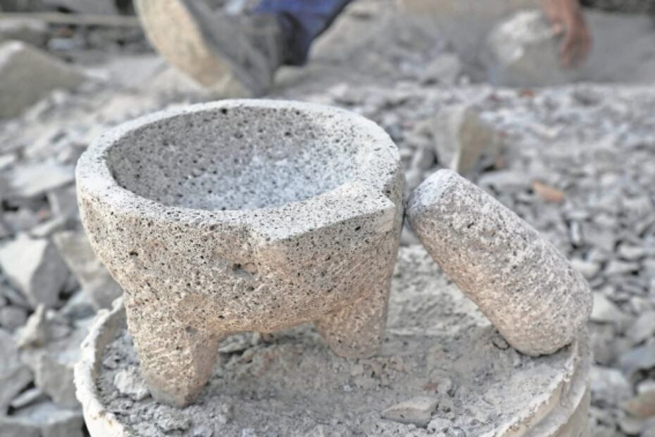 Molcajetes de piedra: con sello de tres generaciones