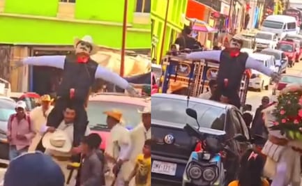 Sábado de Gloria en Chiapas: queman Judas de Jesús Malverde, personaje adorado por grupos criminales