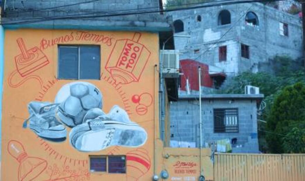 Con murales, buscan abatir la violencia en Monterrey