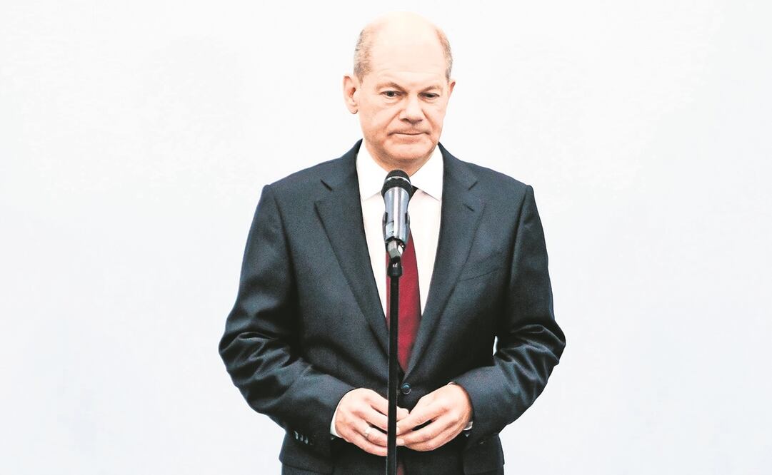 Olaf Scholz, líder socialdemócrata, ayer. Foto: Clemens Bilan. EFE