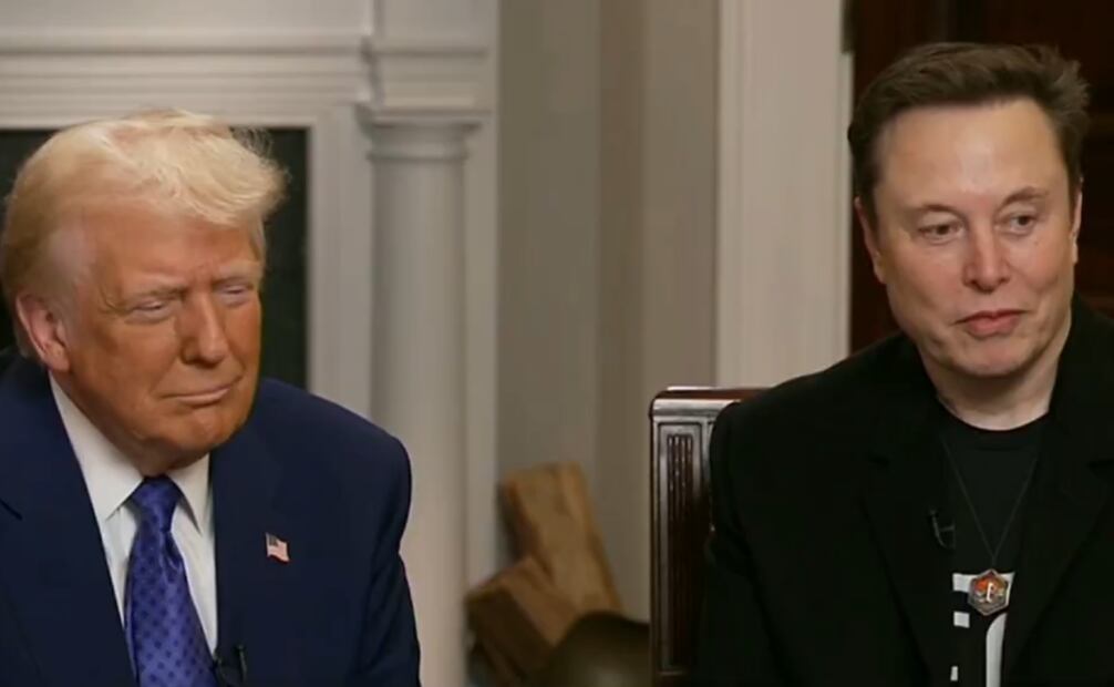 Donald Trump y Elon Musk. Foto: Captura de pantalla Fox News