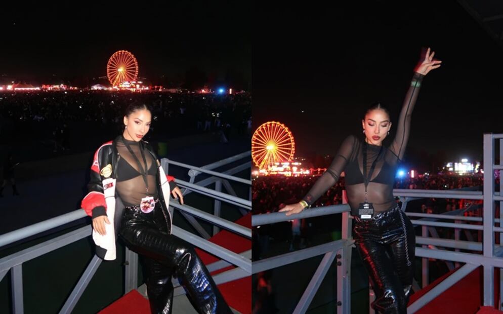 Las prendas transparentes siguen en tendencia, como este top de María Chacón. Foto: Instagram @oficialmariachacon