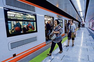Falla de tren en Línea 1 del Metro retrasa el servicio media hora